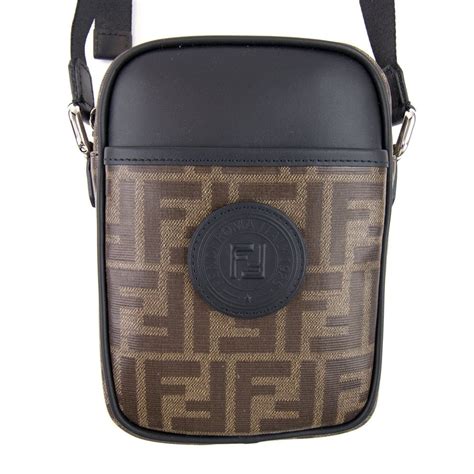 brown fendi shirt|fendi black crossbody.